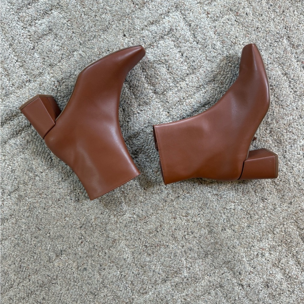 ALOHAS Chestnut Heeled Boots - Picture 4 of 6